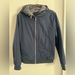 Tommy Hilfiger Hooded Jacket Navy Blue